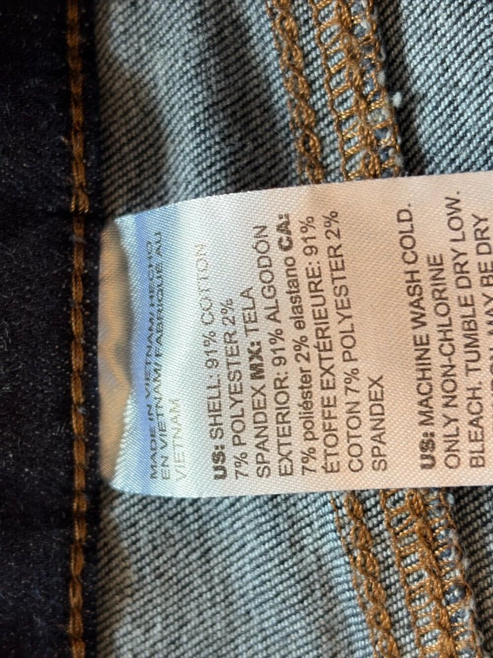 Chico's Plus Size 20 Pull On Denim Jeggins - Picture 8 of 8
